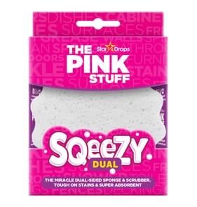 Star Drops The Pink Stuff Sqeezy Dual The Miracle Dual-Sided Sponge & Scrubber
