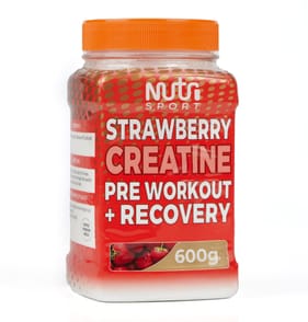 Nutri Sport Creatine Pre Workout & Recovery 600g - Strawberry