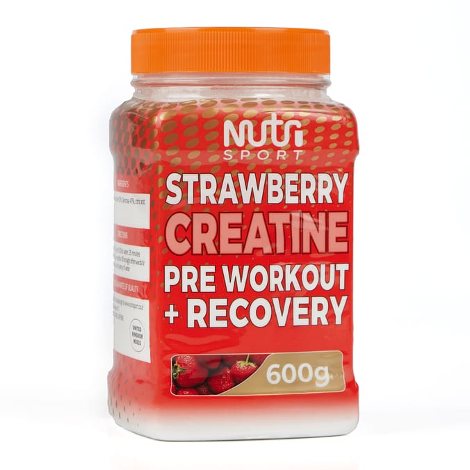 Nutri Sport Creatine Pre Workout & Recovery 600g - Strawberry