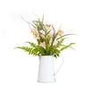 Home Collections Mixed Flowers In White Watering Can
