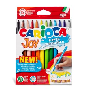 Carioca Joy Super Washable Pens 12 Pack
