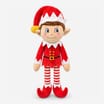 Made by Elves Plush Elf 13" - Red