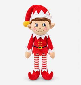 Made by Elves Plush Elf 13" - Red