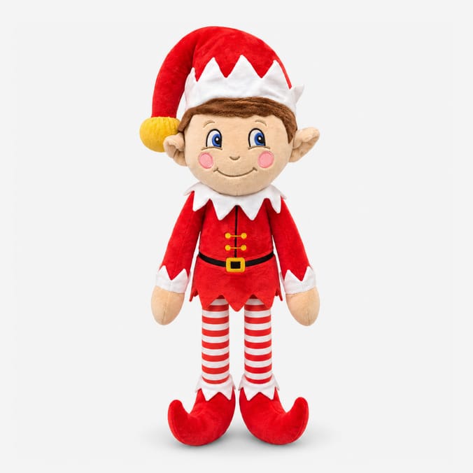Made by Elves Plush Elf 13" - Red