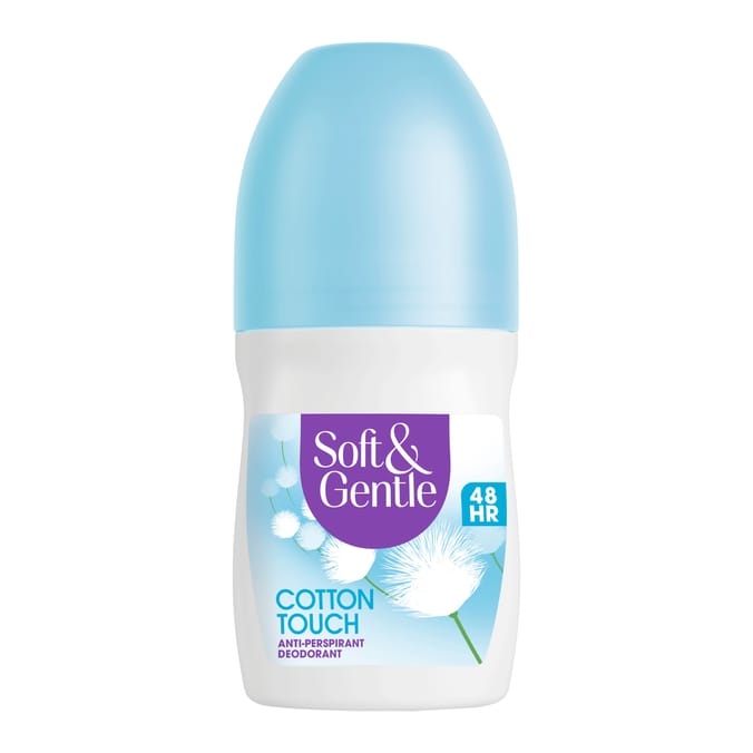 Soft & Gentle Anti-Perspirant Roll-On Deodorant 50ml - Cotton Touch