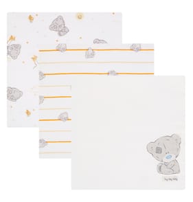 Tiny Tatty Teddy Muslin Cloths 3pk
