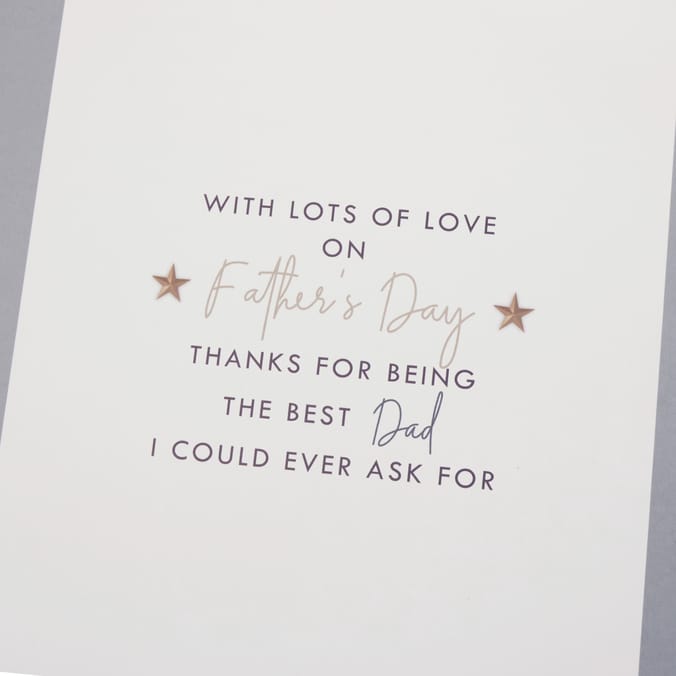 Fathers Day Card - For a Wonderful Dad
