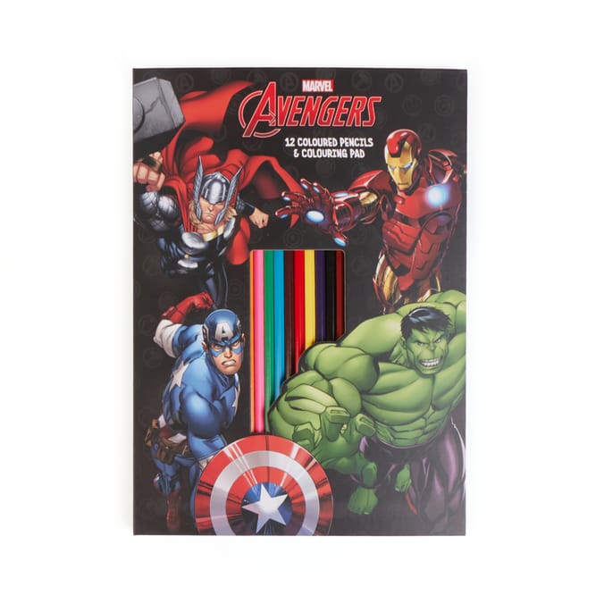 Marvel Avengers Colouring Set
