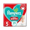 Pampers Baby-Dry Nappy Pants 21's Size 5