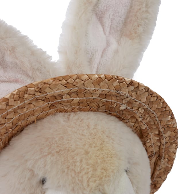 Happy Easter Sitting Plush Easter Bunny