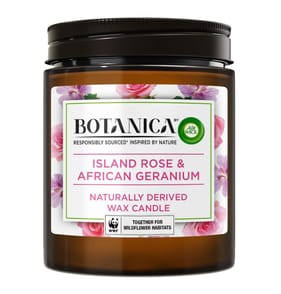  Airwick Botanica Candle 205g - Island Rose & African Geranium 