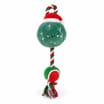 Chester's Christmas Tennis Ball & Plush Rope Toy - Sprout  