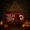 The Nightmare Before Christmas Metal Hanging Sign