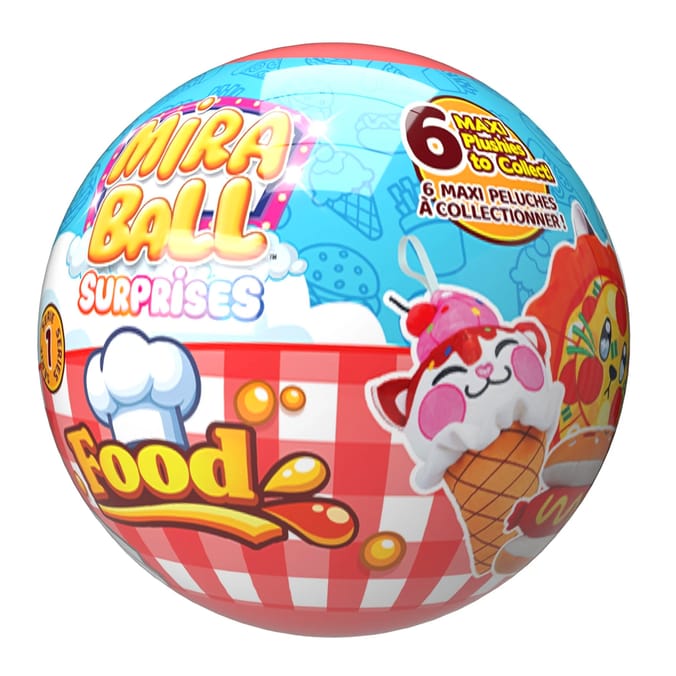 Miraball Surprises Blind Capsule Plush & Stickers - Food