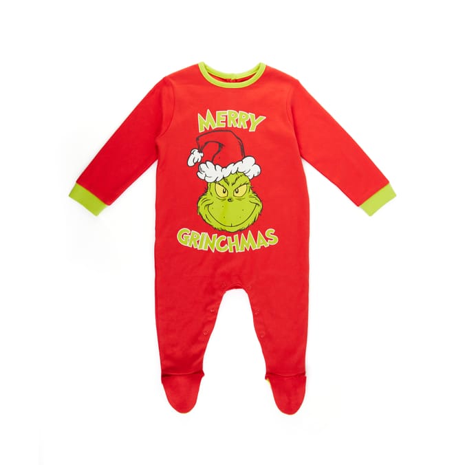 The Grinch Baby Sleepsuit