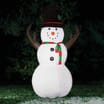 Prestige Mains Operated Light-Up Self-Inflating Snowman 6ft