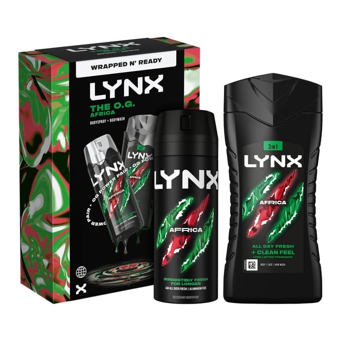 Lynx Body Spray Duo Gift Set - Africa