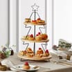 Home Collections 3 Tier Bamboo Tree Cake Stand