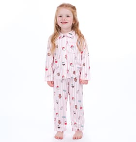 Sleigh Bells By Originals Pink Stripe Pyjamas
