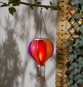 Firefly Solar Light Co Large Hot Air Balloon Solar Light - Multicolour 1
