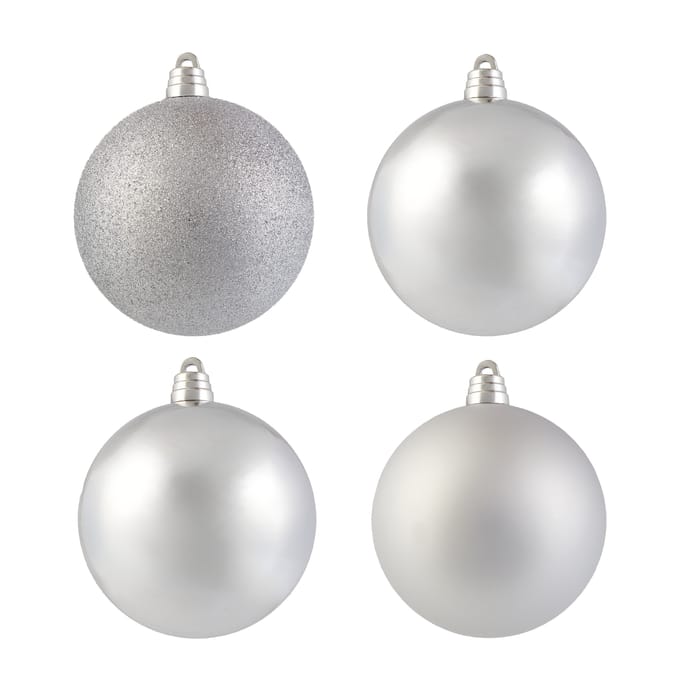 Festive Feeling 15cm Christmas Bauble 4 Pack