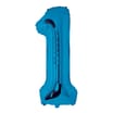 Lets Party Blue Foil 1 Balloon