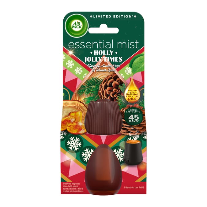 Air Wick Essential Mist Diffuser Single Refill 20ml - Holly Jolly Times