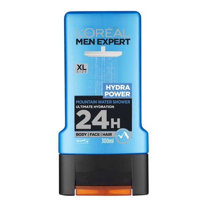 L'Oreal Men Expert Hydra Power Hydrating 3-in-1 Shower Gel 300ml  