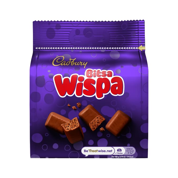 Cadbury Bitsa Wispa Chocolate Bag 95g