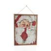 Festive Feeling Alpine Woods Santa Hanging Plaque