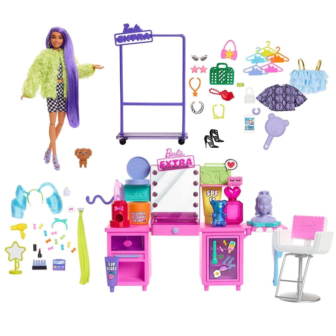 Barbie Extra Doll and Playset GYJ70