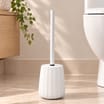 Bath Plastic Toilet Brush & Holder
