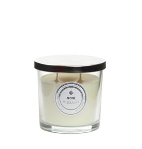 2 Wick Peony Candle