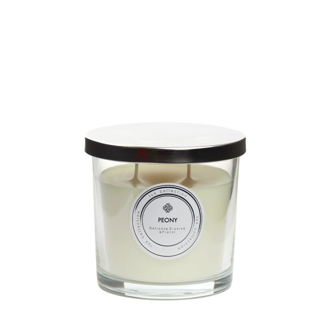 2 Wick Peony Candle