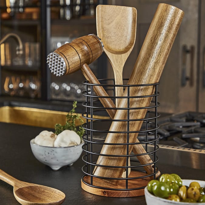 Tom Kitchin Acacia Spatula & Spoon