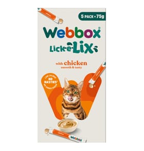 Webbox Lick-e-Lix 5 x 15g - Chicken