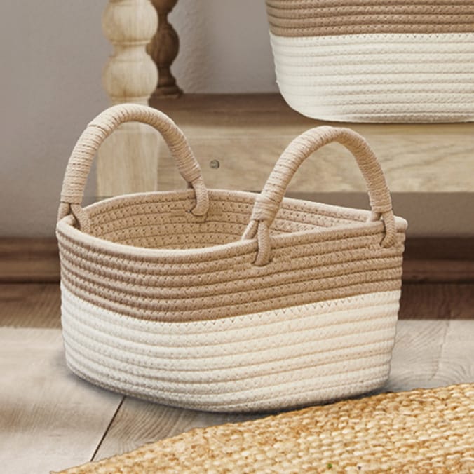 Large Two Tone Basket