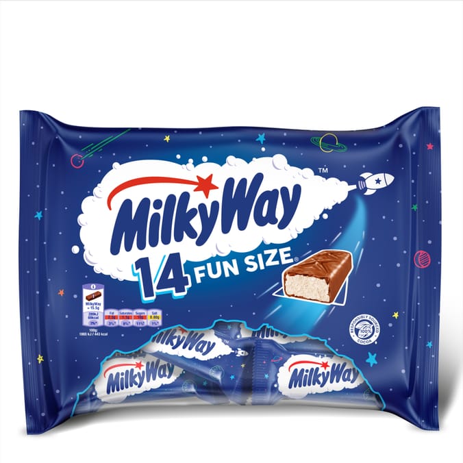 Milky Way Chocolate Fun Size Bars Multipack 14x15.5g