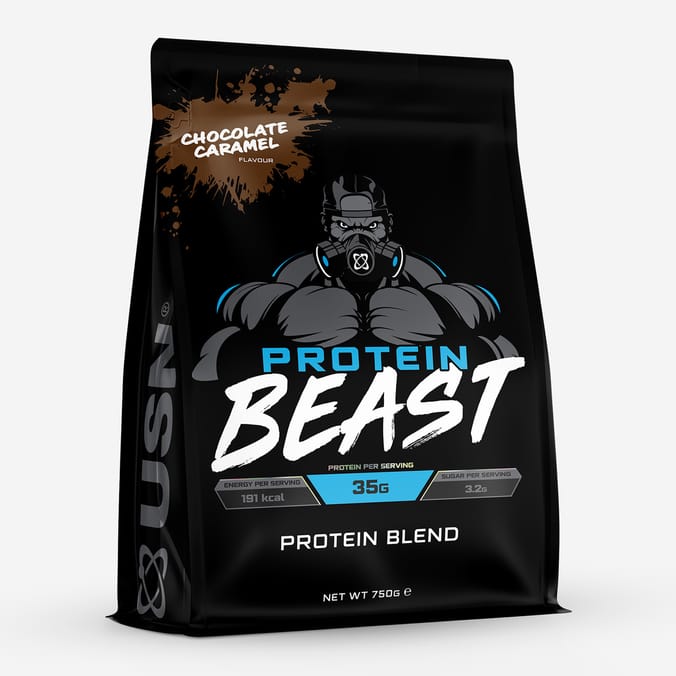 USN Protein Beast Protein Blend 750g - Chocolate Caramel