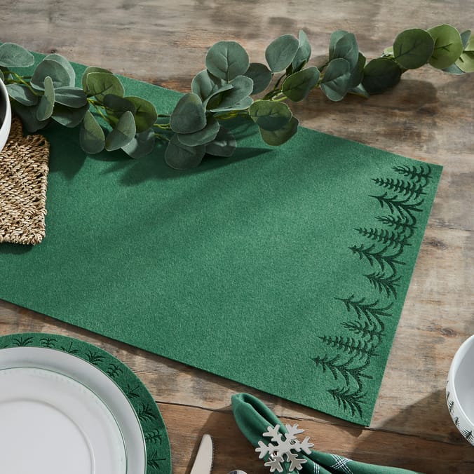Festive Feeling Felt Table Runner 112 x 38cm