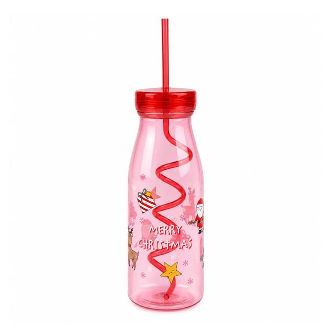 Sleigh Bells Swirly Straw Tumbler