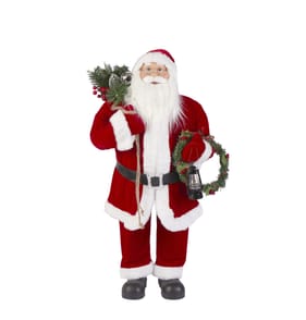 Festive Feeling 90cm Christmas Santa - Red