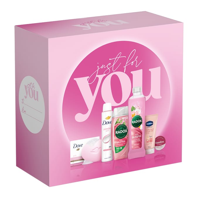 Dove, Radox & Vaseline 'Just For You' Gift Set