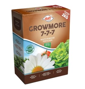 Doff Growmore 7-7-7 Ready to Use Fertiliser 2kg