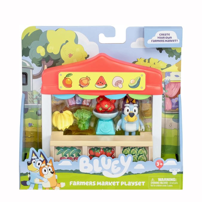 Bluey Mini Bluey Farmers Market Playset