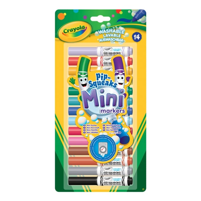 Crayola Pip Squeaks Mini Washable Markers 14 Pack