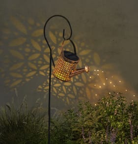 Firefly Hanging Watering Can Solar Lights