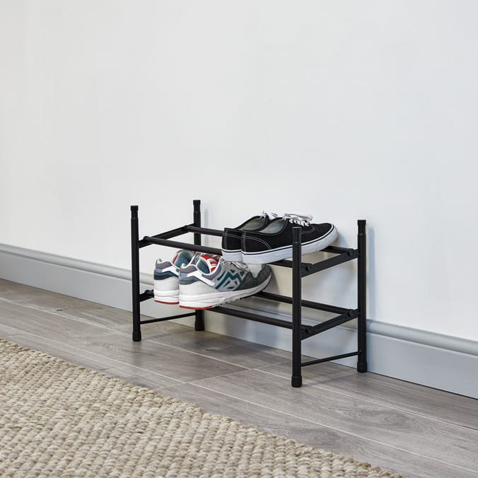 Utility 2 Tier Extending Shoe Rack 