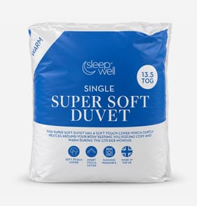 Sleep Well Super Soft Duvet 13.5 Tog - Single