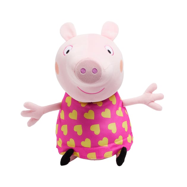 Peppa pig giant talking deals george soft toy